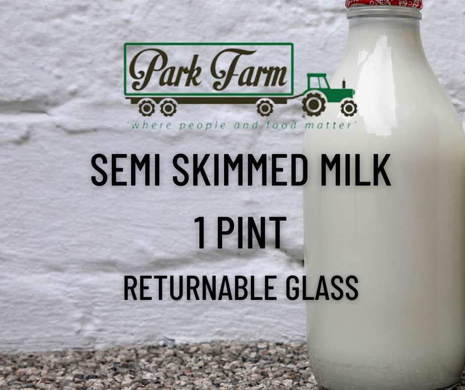GLASS: 1 Pint SEMI SKIMMED Milk - Please Return Bottle