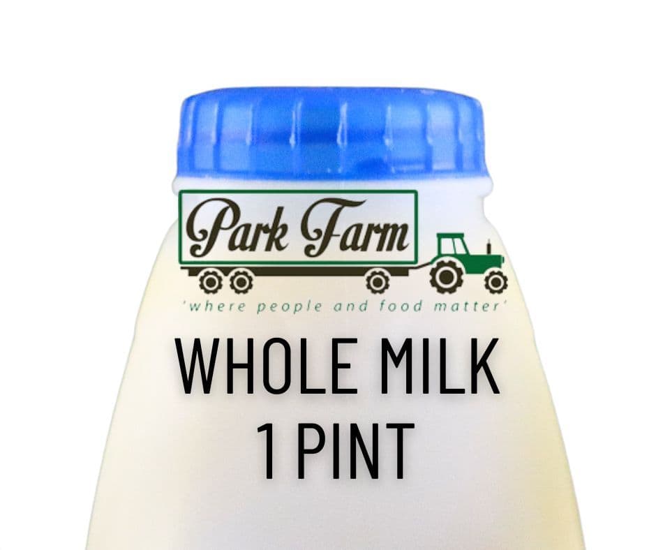 1 Pint WHOLE Milk (Park Farm)