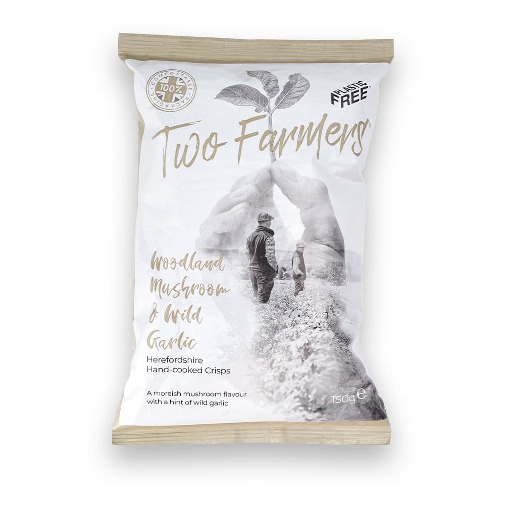Wild Mushroom & Garlic Crisps (150g Compostable Bag)