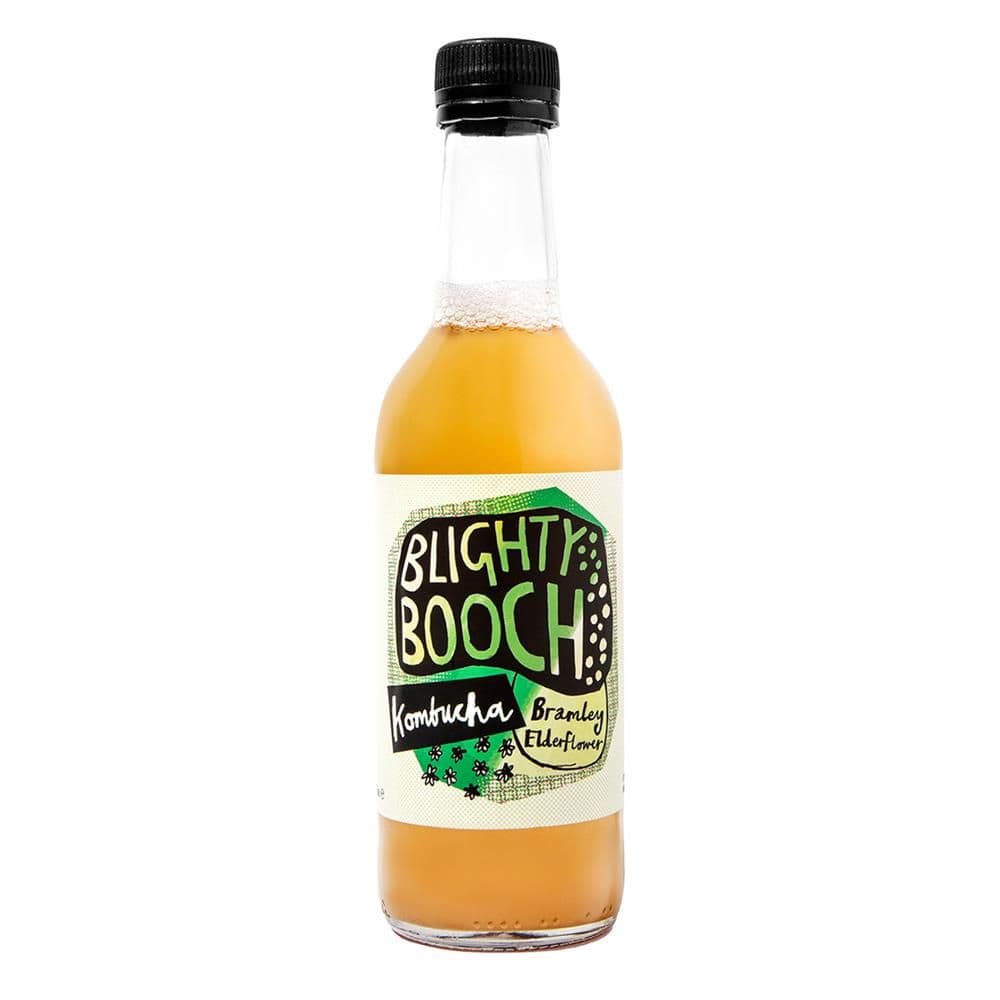 Organic Bramley Elderflower Kombucha - (Blighty Booch) 330ml