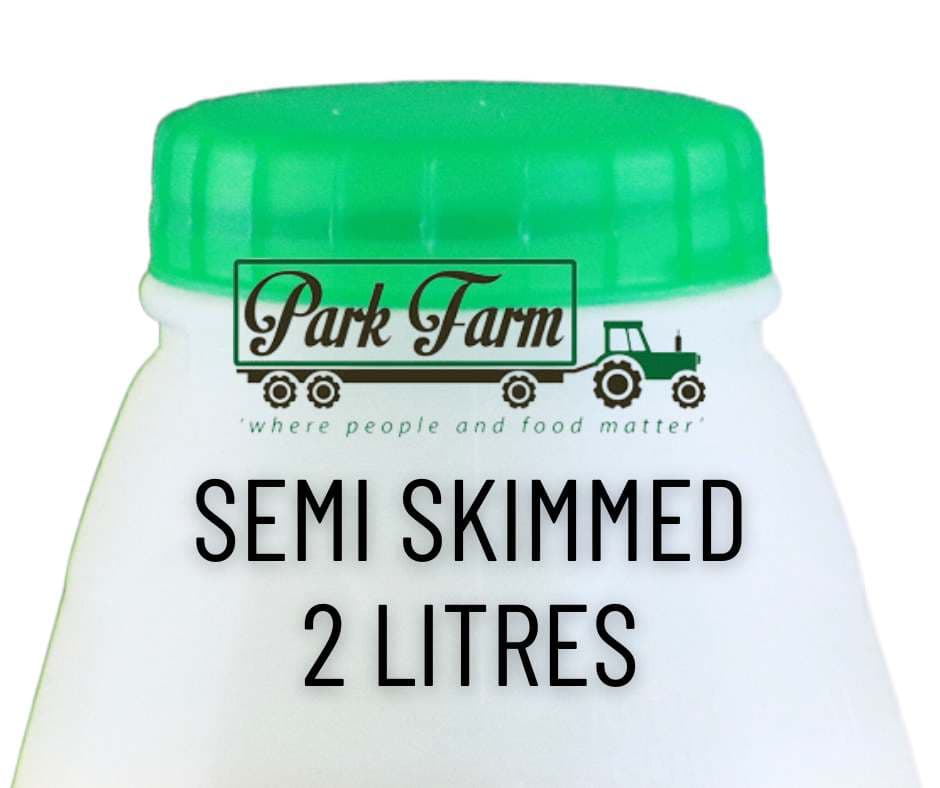 2 Litres (4pt) SEMI SKIMMED Milk (Park Farm)