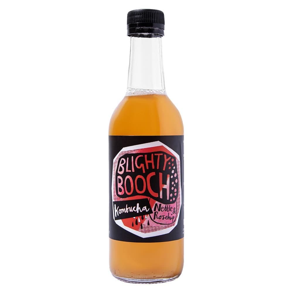 Organic Nettle & Rosehip Kombucha - (Blighty Booch) 330ml