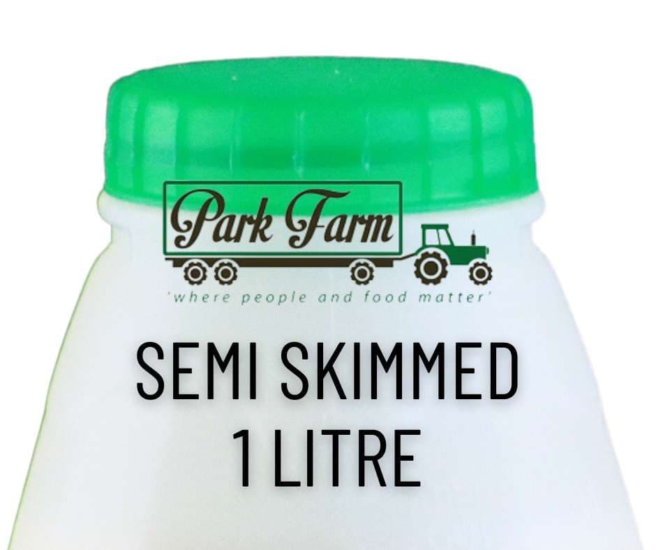 1 Litre (2pt) SEMI SKIMMED Milk (Park Farm)